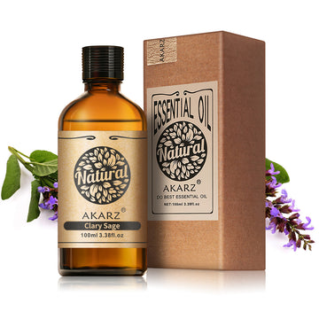 Clary Sage Essential Oil AKARZ Natural And Pure ( 30ML 100ML )